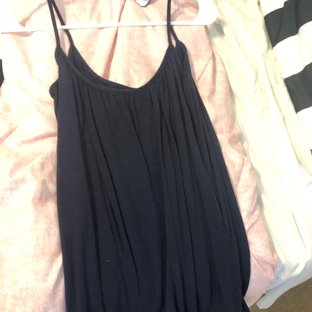 Black tank top